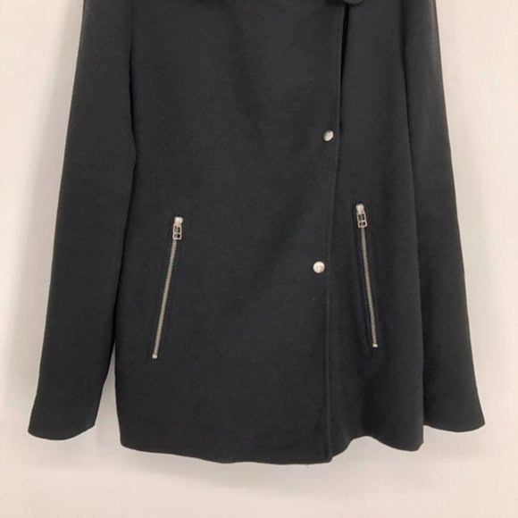 Aritzia Wilfred Black Mayet Crepe Moto Jacket XXS - Picture 6 of 7